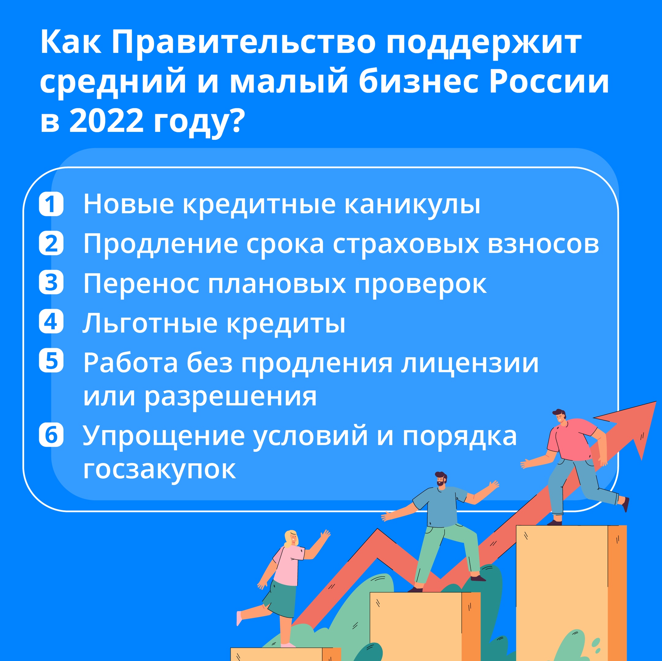 Как Правительство поддержит средний и малый бизнес России в 2022 году?.